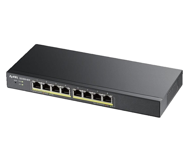 Zyxel 8p GS1900-8HP (8x10/100/1000Mbit PoE) - 1602441 - zdjęcie 2